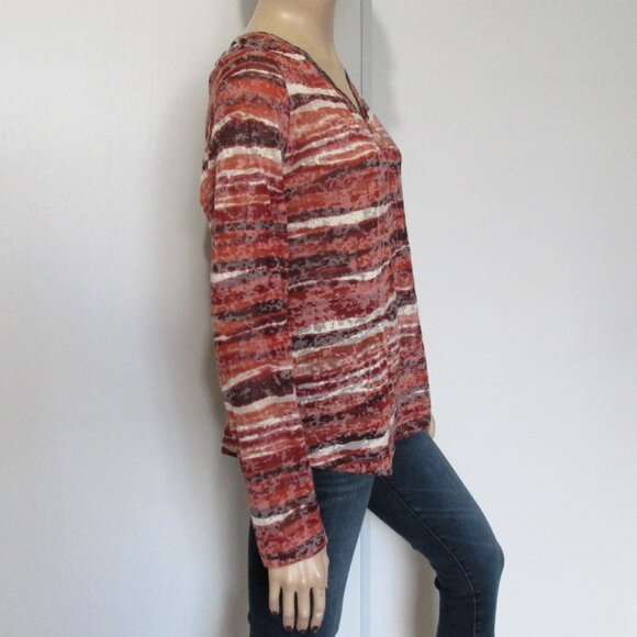 MAURICES Top Size XXL Long Sleeve Burnout Tee - Picture 5 of 10